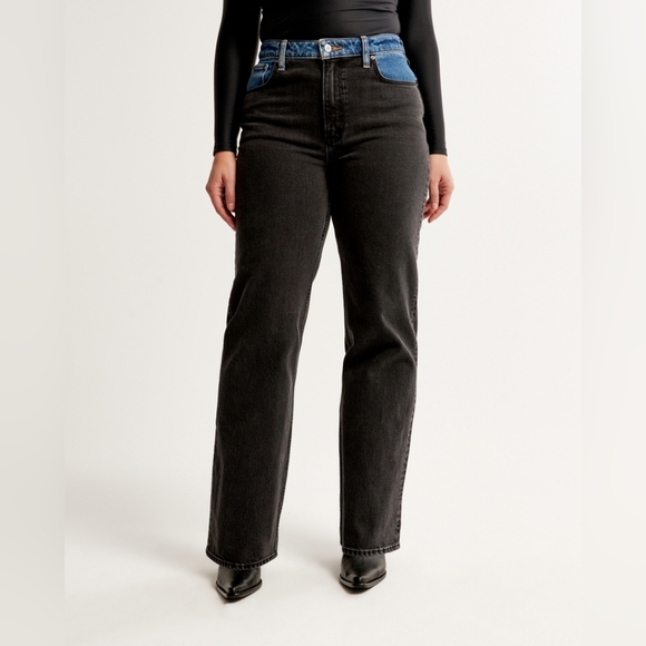 Abercrombie and fitch Curve Love High Rise 90s Relaxed Jean - Picture 16 of 16